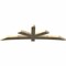 Ekena Millwork Alberta Rough Sawn Timber Gable Bracket, Douglas Fir, 108"W x 31 1/2"H x 4"D x 6"F, 7/12 Pitch GBW108X31X0406ALB00RDF - alternate 3